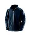 RS455M R455M Result Work-Guard Treble Stitch Soft Shell Jacket Navy colour image